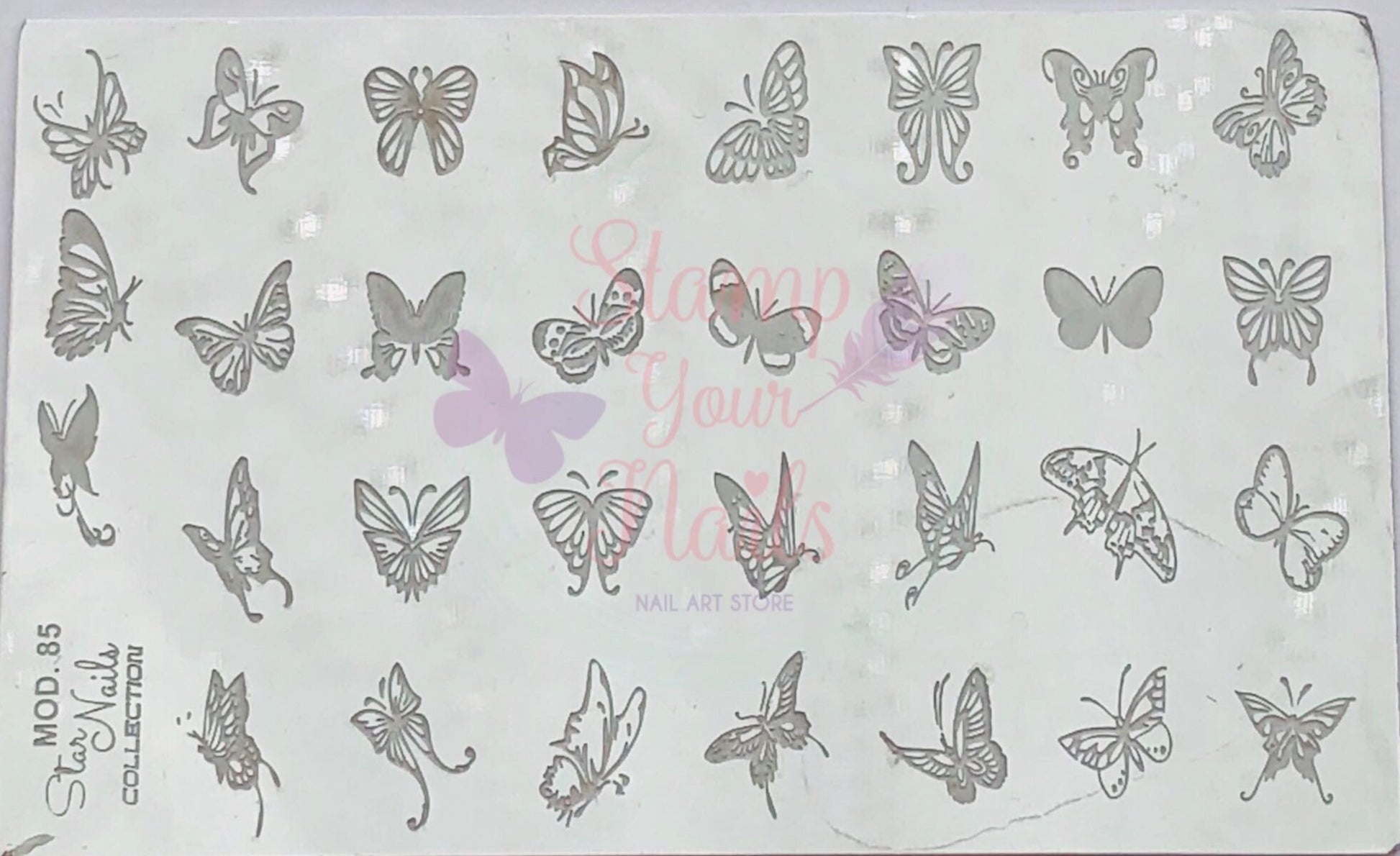 Butterflies - Stamp your nails