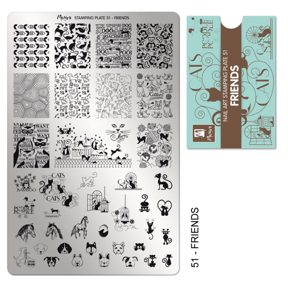 Friends - Stamp your nails