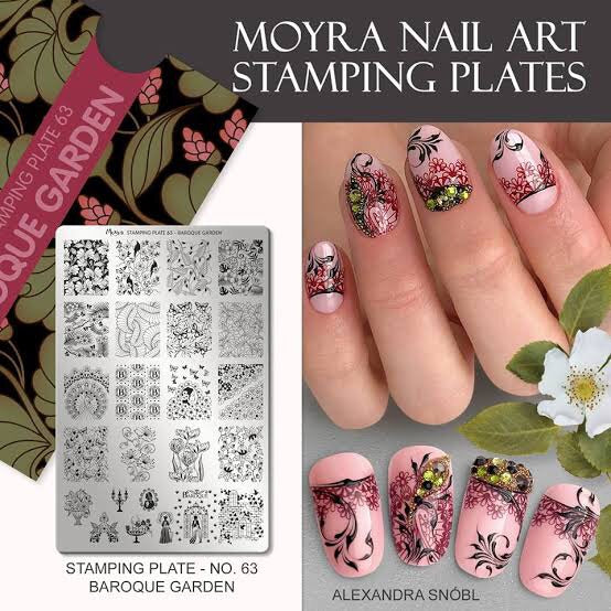 Baroque Garden - Stamp your nails