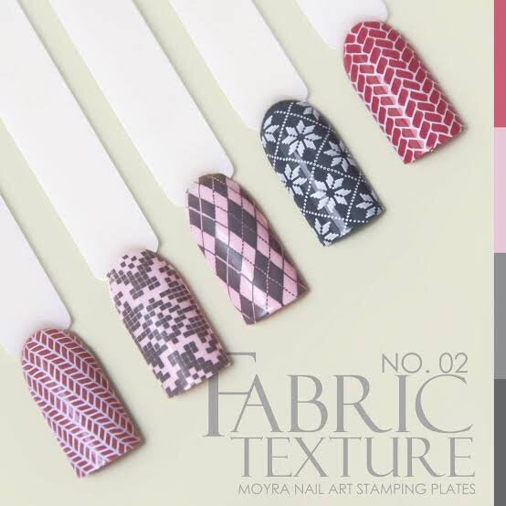 Fabric Texture - Stamp your nails