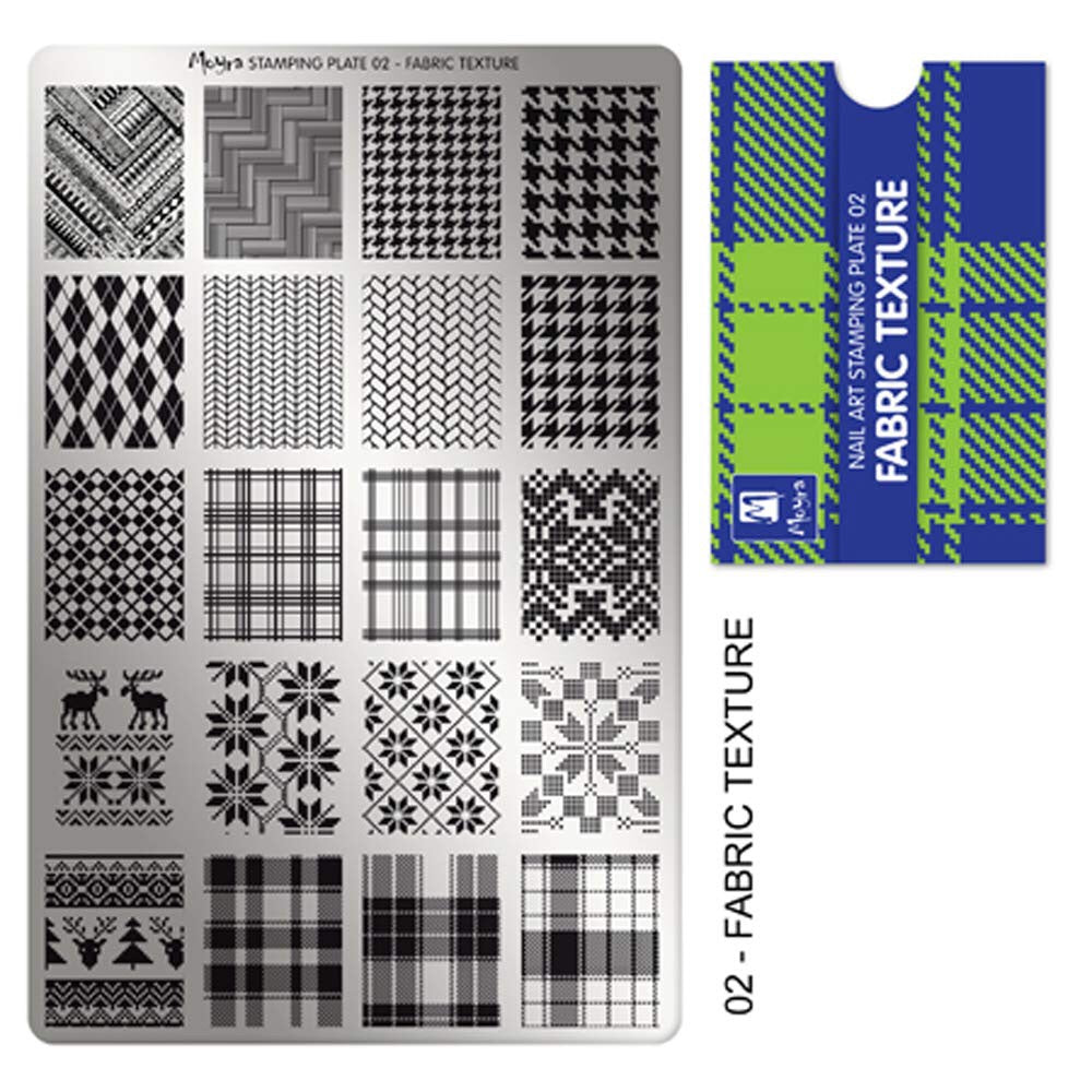 Fabric Texture - Stamp your nails