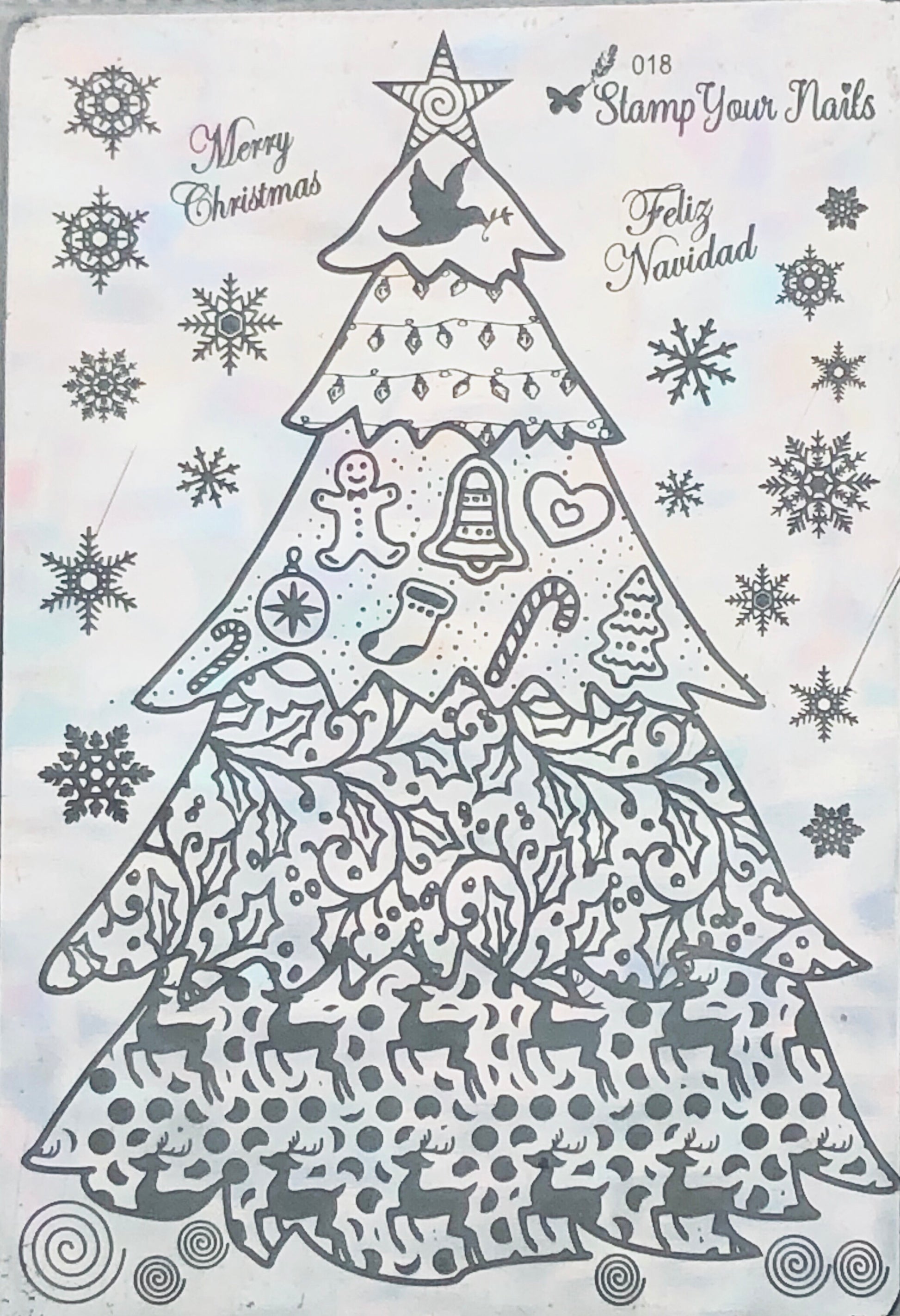Christmas 11 - Stamp your nails