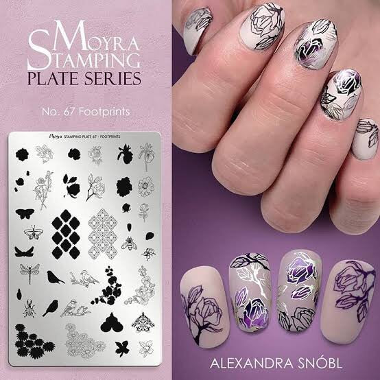 Footprints - Stamp your nails