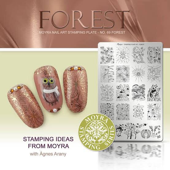 Forest - Stamp your nails